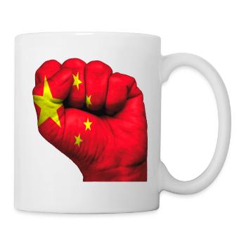 Fist Chine - Mug blanc - blanc - Droite