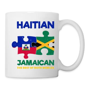 Haiti Haitian Jamaica Combination I Gift - Mug - white - Right