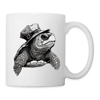 Capitaine Tortue - Mug blanc - blanc - Droite