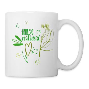 Nature, Biologique - Mug blanc - blanc - Droite