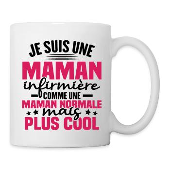 Je suis une maman infirmière - Mug blanc - blanc - Droite