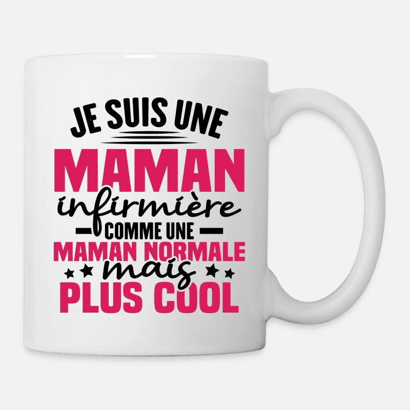 Je suis une maman infirmière - Mug blanc - blanc