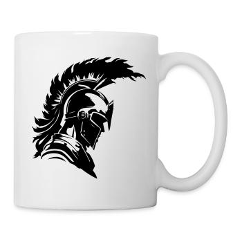 Warrior Sparta Helmet Spartan - Mug - white - Right