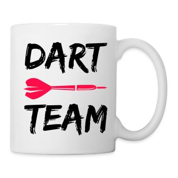 dart team - Tasse - Weiß - Rechts