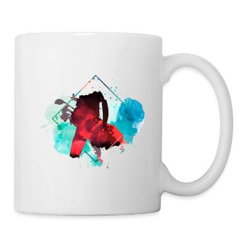 Golf Golfen Golfspieler Sport Hobby Club Bunt - Tasse - Weiß - Rechts