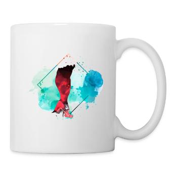 Golf Golfen Golfspieler Sport Hobby Club Bunt - Tasse - Weiß - Rechts