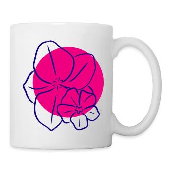 Flower Blume Pflanze - Tasse - Weiß - Rechts
