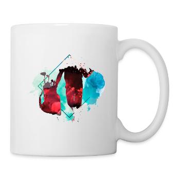 Golf Golfen Golfspieler Sport Hobby Club Bunt - Tasse - Weiß - Rechts
