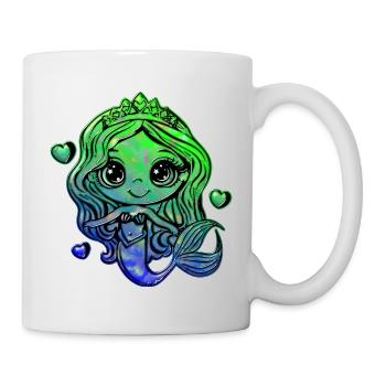 Douce Sirène 1 - Mug blanc - blanc - Droite