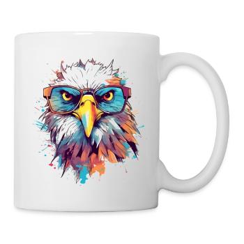 Basil the eagle - Mug - white - Right