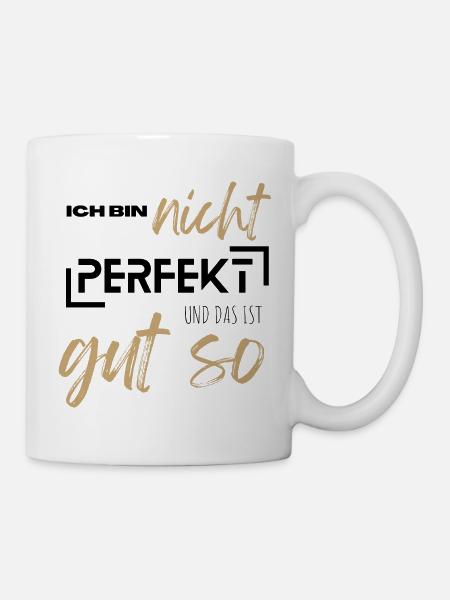 Erfolg MINDSET Motivation Inspiration Leidenschaft - Tasse - Weiß