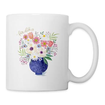 Bouquet for you - Mug - white - Right