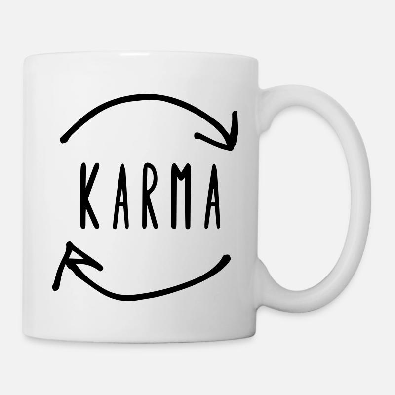 Karma - Tasse - Weiß