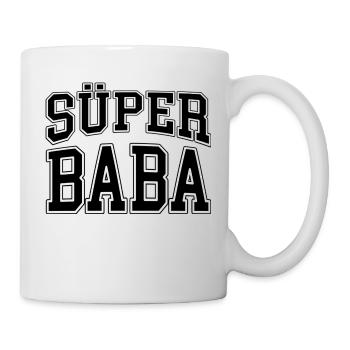 SÜPER BABA - BABALAR GÜNÜ HEDIYESI - DOGUM GÜN - Mug blanc - blanc - Droite