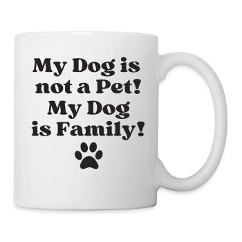 Beautiful dog saying - Mug - white - Right
