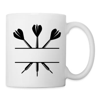 darts - Tasse - Weiß - Rechts