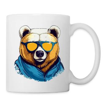 Bärchen der Bär - Tasse - Weiß - Rechts