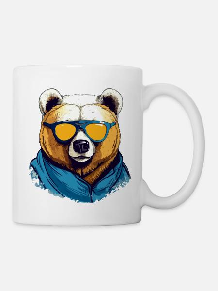 Beary el oso - Taza - blanco