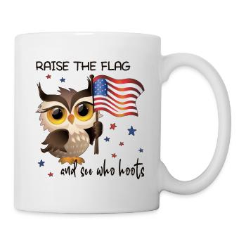 Raise the flag - Mug - white - Right