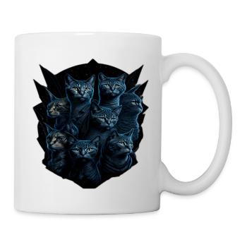 Unique cat, for cat lovers - Mug - white - Right