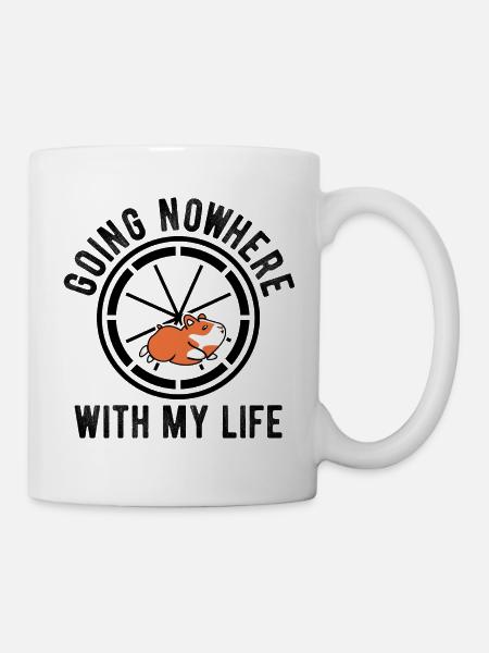 Nagetier Hamster - Tasse - Weiß