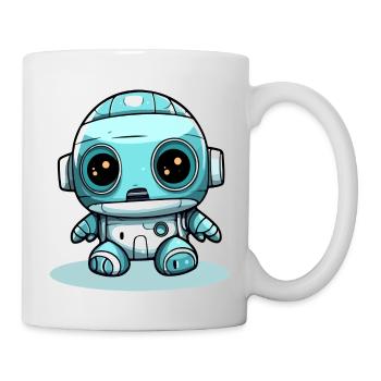 Zaak le petit robot - Mug blanc - blanc - Droite
