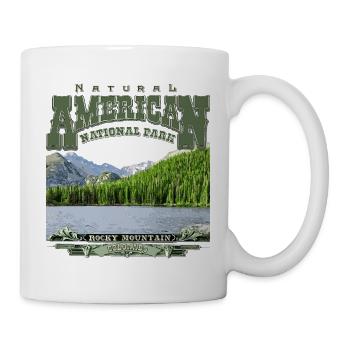 Rocky Mountain national park - Mug - white - Right