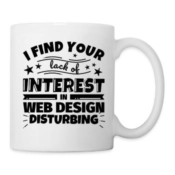Web Design Funny Gift - Mug - white - Right