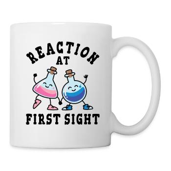Chemical reaction at first sight - Mug - white - Right