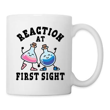 Chemical reaction at first sight - Mug - white - Right