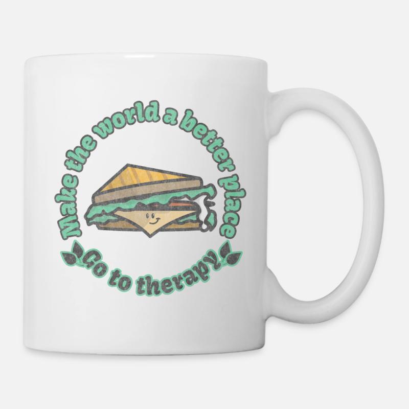 Mach die Welt zu einem besseren Ort - Tasse - Weiß