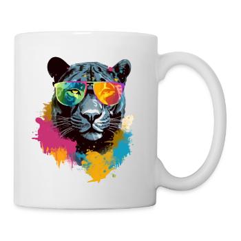 Nilai der Panther - Tasse - Weiß - Rechts
