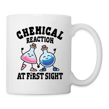 Chemical reaction at first sight - Mug - white - Right