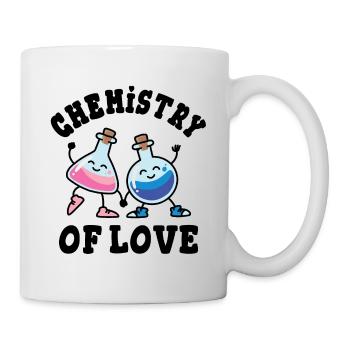 Chemistry of Love, Chemical flasks in Love - Mug - white - Right