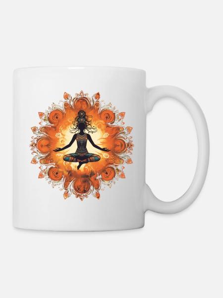 Yoga Königin - Tasse - Weiß