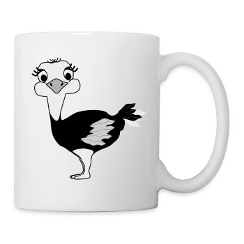 Strauss - Tasse - Weiß - Rechts