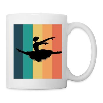 Dancing Dance Music - Tasse - Weiß - Rechts