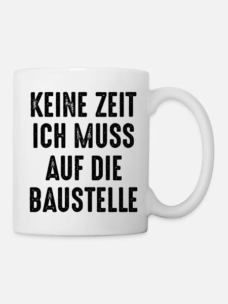 Handwerker Handyman Handwerk Werkzeug Baustelle - Tasse - Weiß