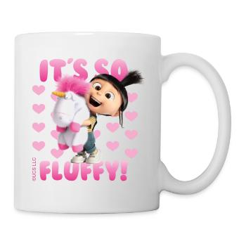 Minions Agnes It's So Fluffy Pink - Tasse - Weiß - Rechts