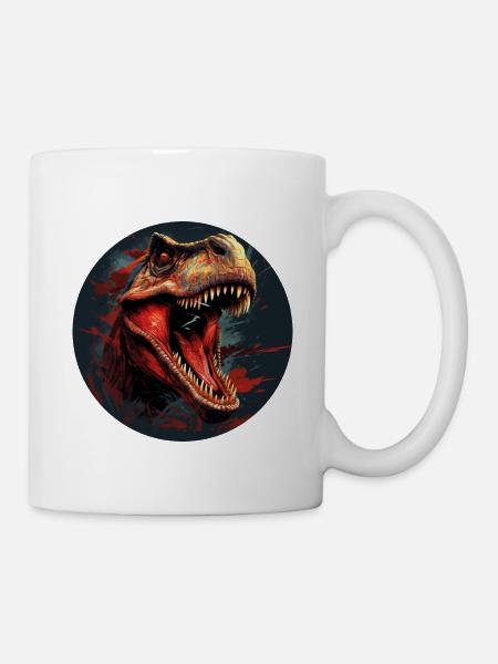 Dinosaur Dinosaurs Design - Mug - white