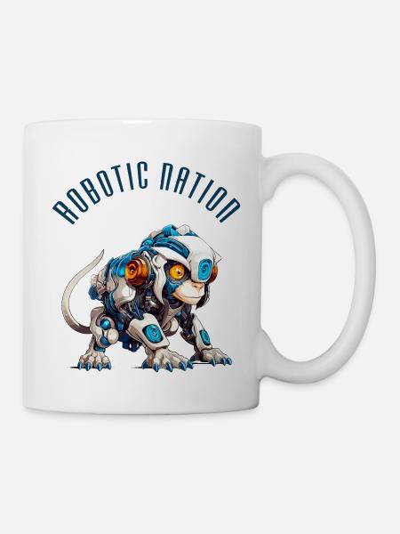 Roboter-Nation 4 - Tasse - Weiß
