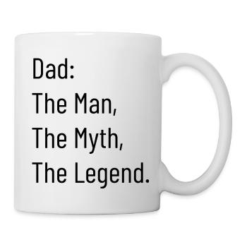 Dad the legend - Mug - white - Right