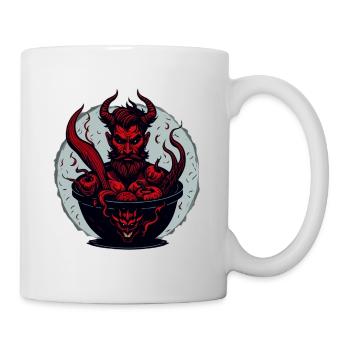 Devil Demon Halloween Hells Kitchen - Mug - white - Right