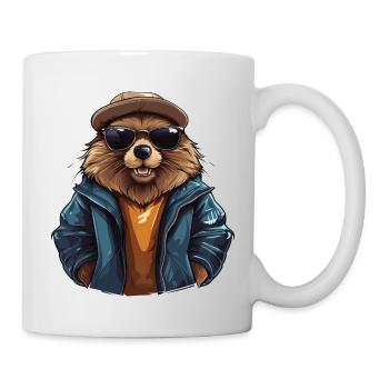 Urban Builder Beaver Streetwear | Beaver lovers - Mug - white - Right