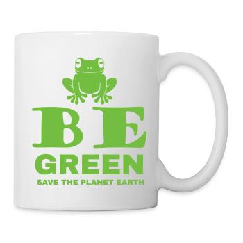 Soyez vert - Mug blanc - blanc - Droite