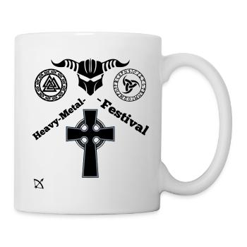 Heavy Metal - Tasse - Weiß - Rechts