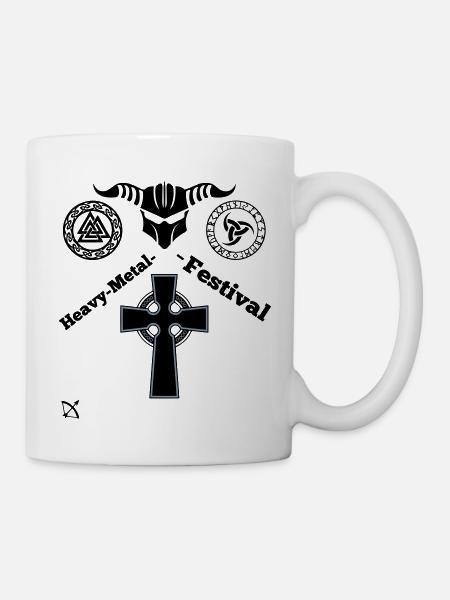 Heavy Metal - Tasse - Weiß
