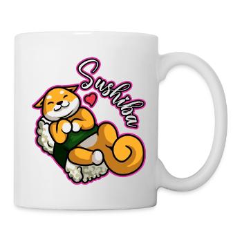 Shiba Inu Chien Sushi Japon Akita I Cadeau - Mug blanc - blanc - Droite