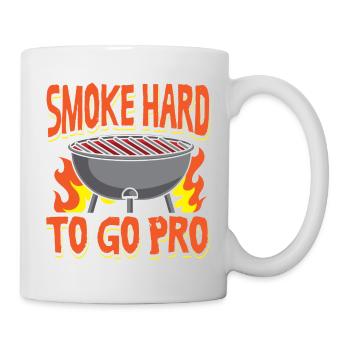 Smoke Hard To Go Pro - Tasse - Weiß - Rechts
