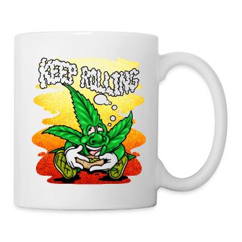 KEEP ROLLING - Mug - white - Right